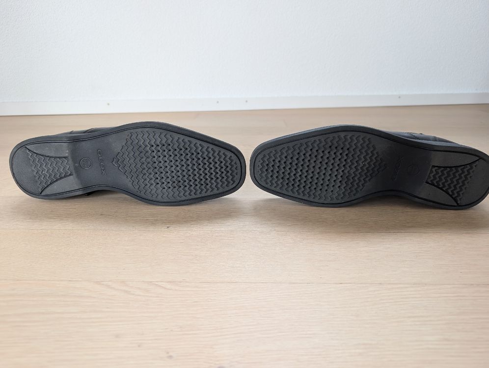 Chaussures hommes: Geox Black Leather Ankle Schoes – D'occasion à Lachen SZ par joa_rf9n 3