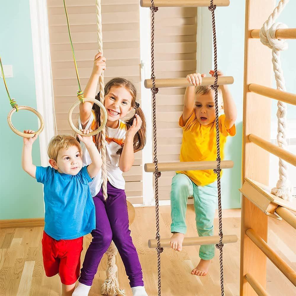 Giocattoli: Kinder Trapez Schaukel Holz Multifunktions mit Ringen – Nuovo e nell'imballaggio originale da St. Gallen venduto da sch_zsz7 4