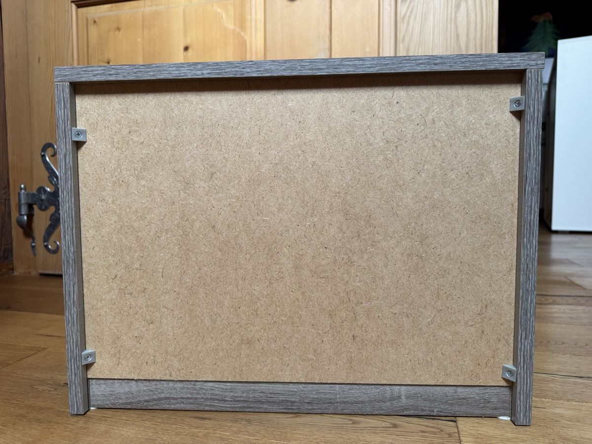 Nachttische: Nachttisch mit 2 Schubladen Holzoptik/Glas – Gebraucht aus Nesslau von laurazimtstern 7