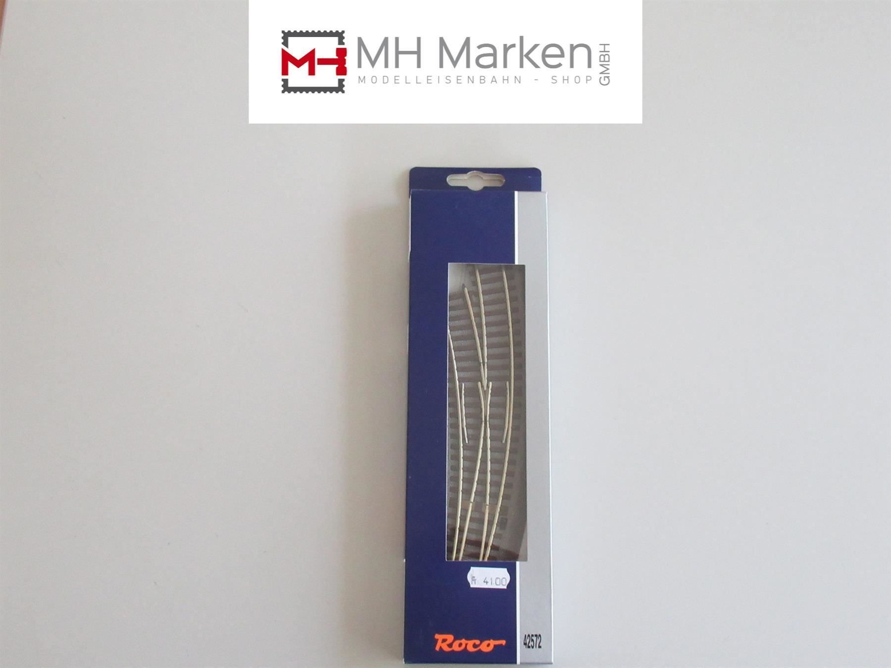 Roco Modelleisenbahnen: Roco 42572 , Bogenweiche links DC H0 – Gebraucht aus Basel von mhmarken