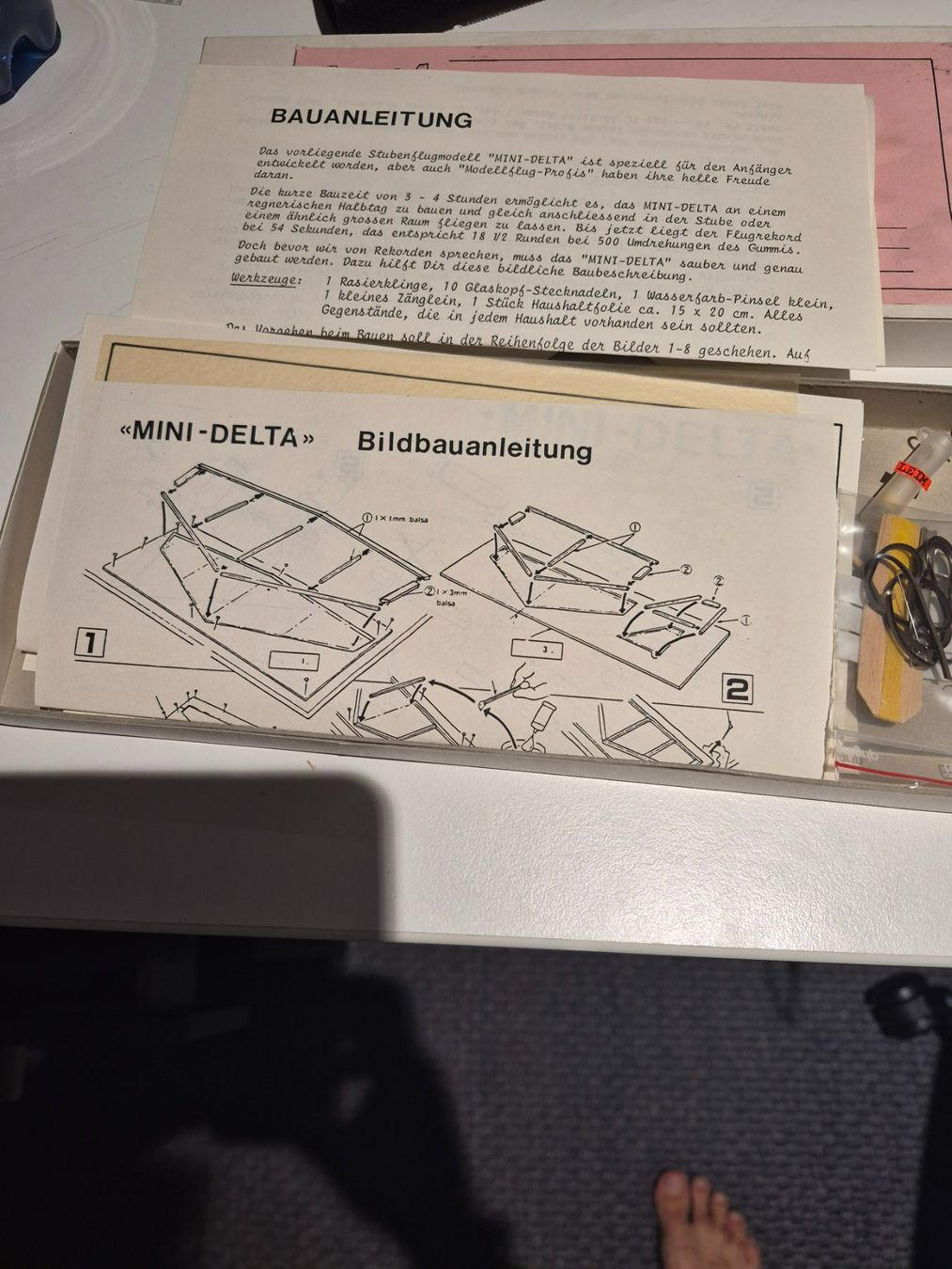 Kit di modellismo & Modellini statici: Saalflugmodell Mini Delta – Usato da Guettingen venduto da rutishauser01 1