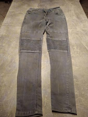 Pantalon jeans gris taille M 98% coton