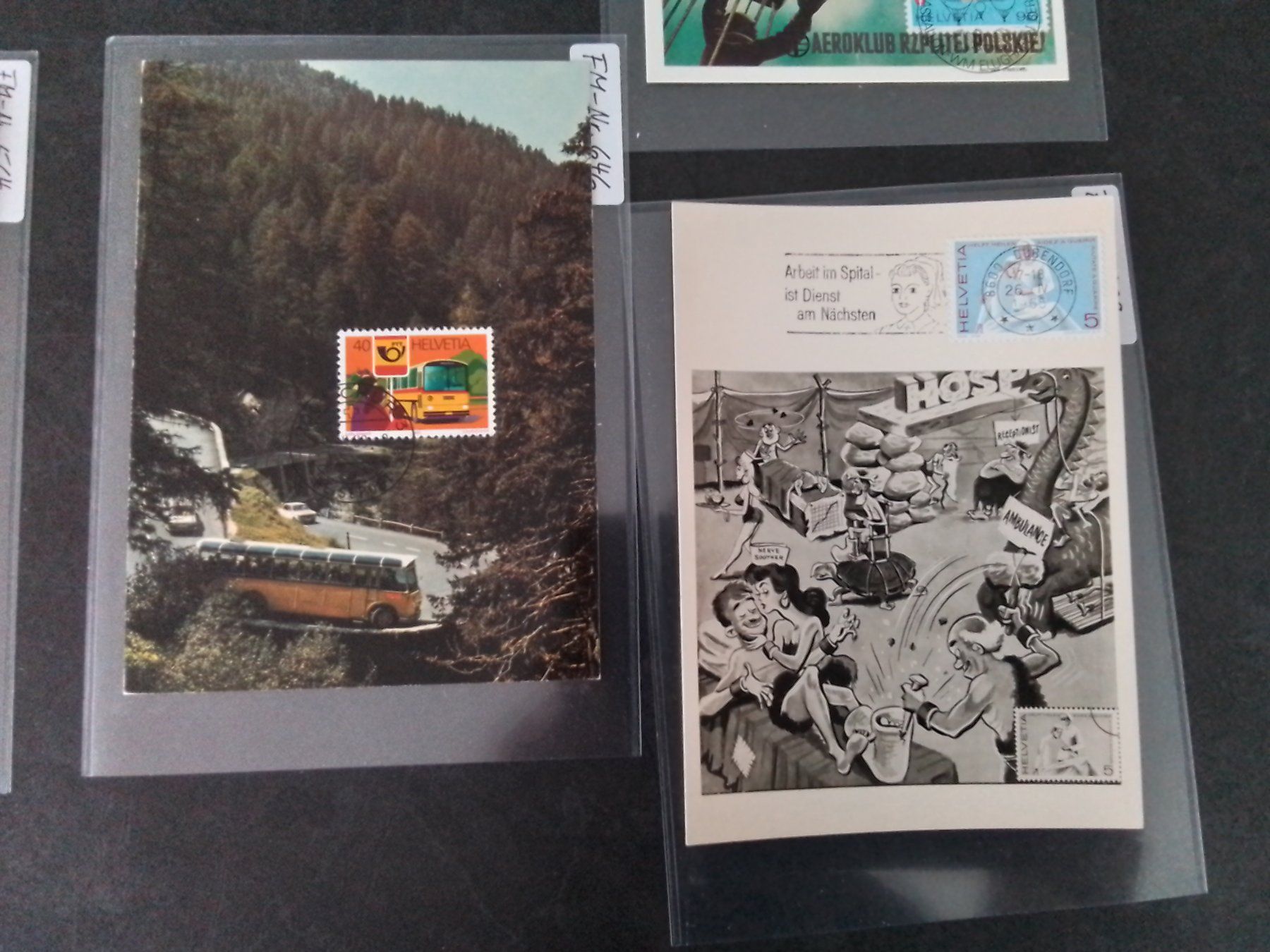Alle Briefmarken: Maximumkarten Lot 2 – Gebraucht aus Reichenburg von ibiza18 3