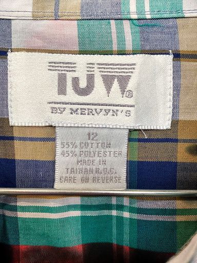Hemden: TUW by Mervyn's Kariertes Button-Down-Hemd - Größe 42 – Gebraucht aus Zug von vinokilo 3