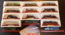 Lot 14 Atlas Standmodelle Dampflokomotiven & Beschreibungen