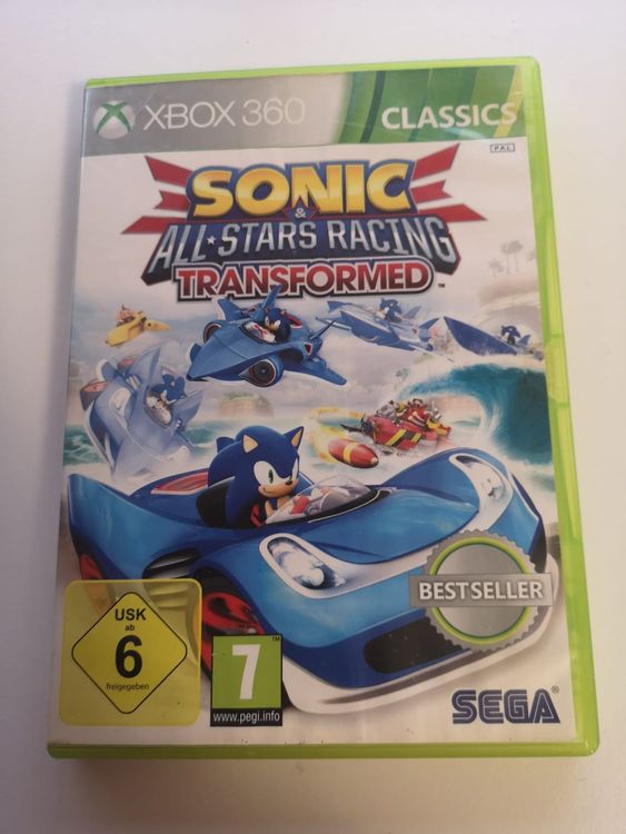 Sonic & All Stars Racing Transformed (XBOX 360) (Gebraucht) in Herisau ...