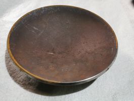 Eisenschale gewölbt , Schweiss-Deckel,  323.9 x 7.0  mm