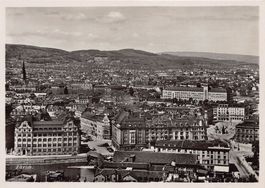 Zürich mit Globus im Vordergrund um 1935-40