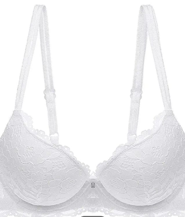 Bh Push Up 80b Weiss Mit Spitzen Kaufen Auf Ricardo