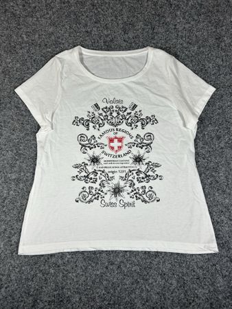 Shirt Valais Suisse Size M men cotton 