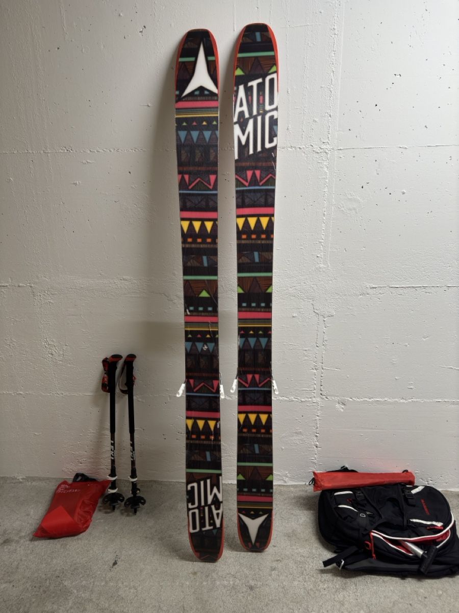 Atomic Sci: Freeride Ski inkl. ABS Rucksack – Usato da Luzern venduto da inf_5g2r 1