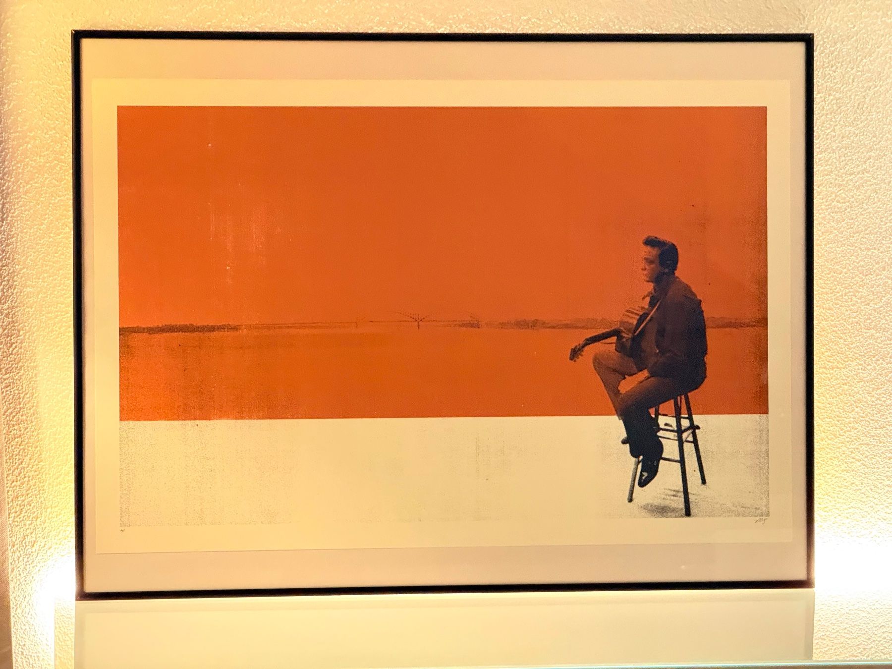 Foto & Immagini: Siebdruck "Johnny Cash" / mit Rahmen – Usato da Wolfhausen venduto da luzw