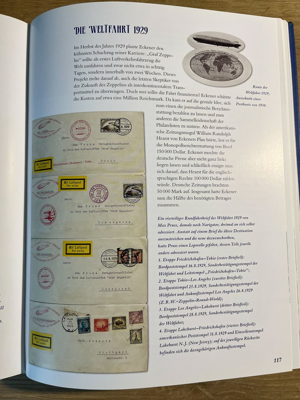 Bücher: Das Jahrhundert der Zeppeline. Jubiläumsedition Zeppelinpost – Gebraucht aus Roggwil TG von Stebrogg 3