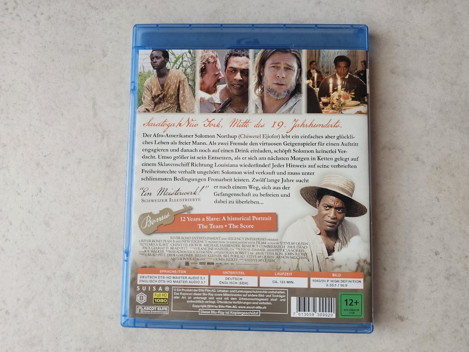 Alle DVDs: 12 Years A Slave  /  Bluray  – Gebraucht aus Schneisingen von backstore24 1