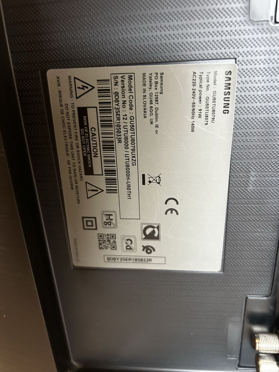Samsung Appareils TV: Samsung 50" 4K Smart TV – D'occasion à Kreuzlingen par nic_5frw 1