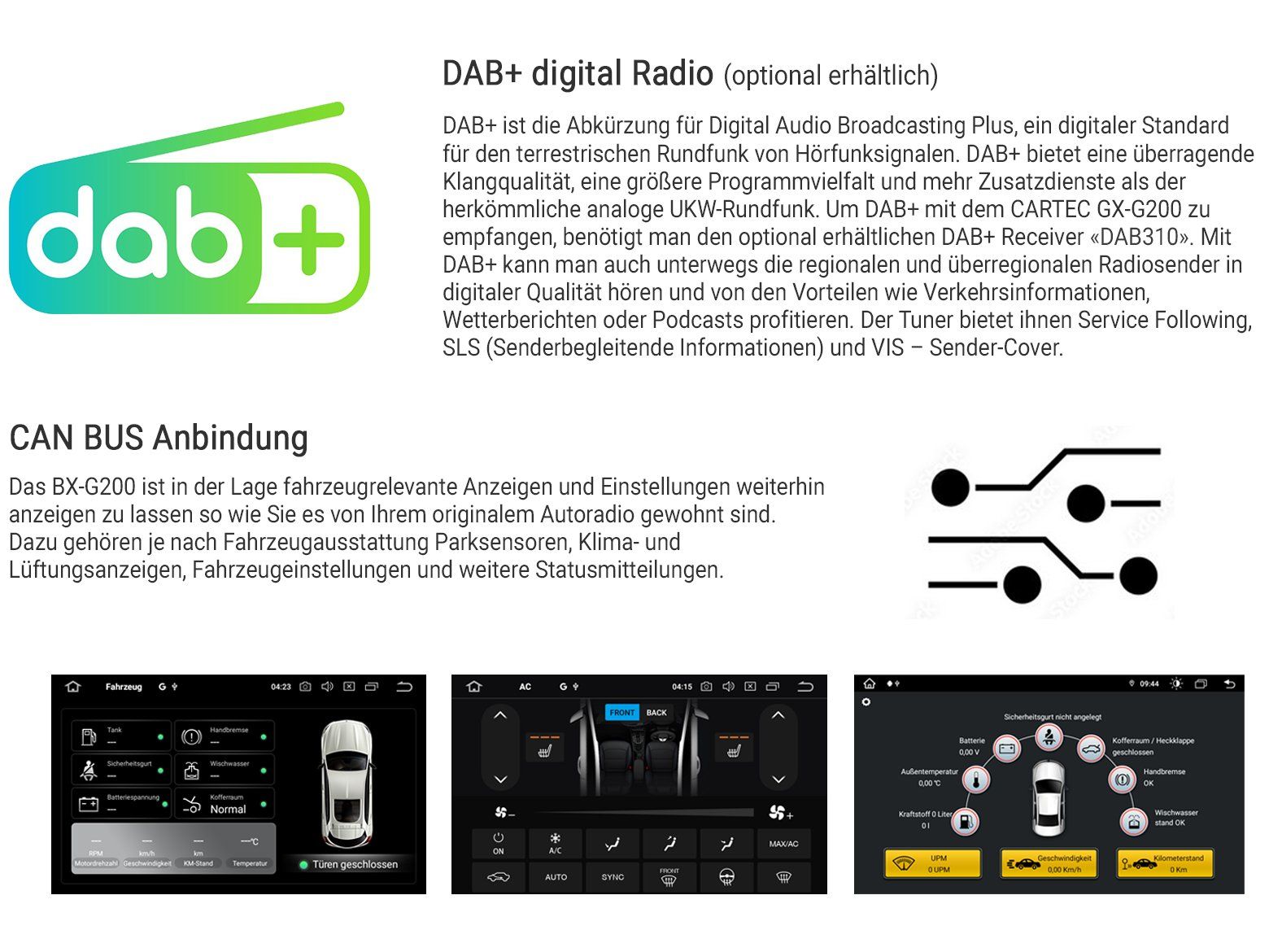 Radios: CARTEC BX-G200 Android Autoradio für VW T6 2015-2019 – Neu und originalverpackt aus Sonnental von Bindi 6