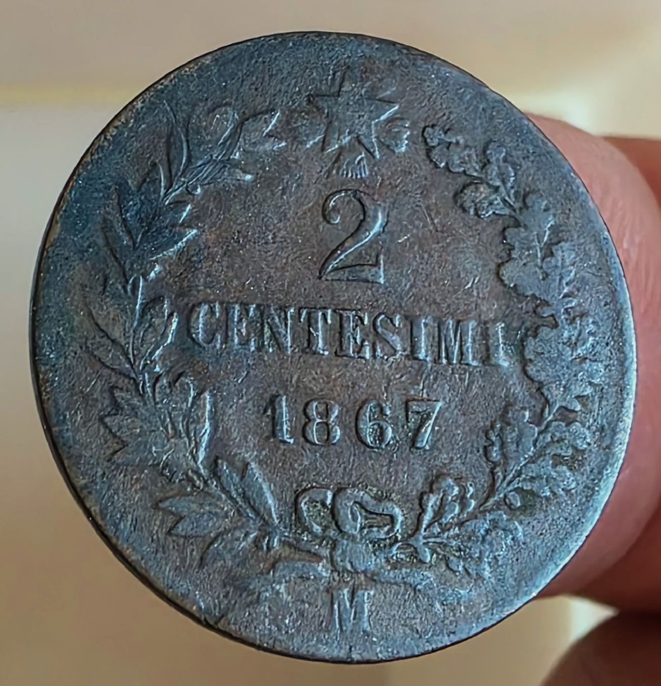 Tutti le monete: ITALIEN 2 CENTESIMI 1867 M – Usato da winterthur venduto da CoinPassion 1