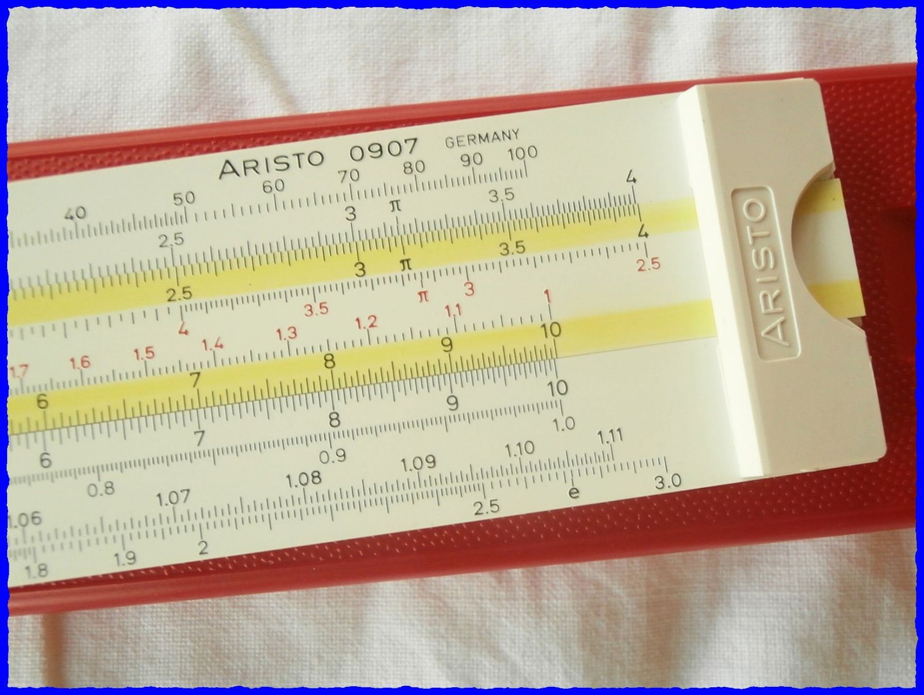 Calcolatrici tascabili: RECHENSCHIEBER ARISTO - Commerz - Junior "0907" - mit Box – Usato da Worblaufen venduto da Re_mo81 3