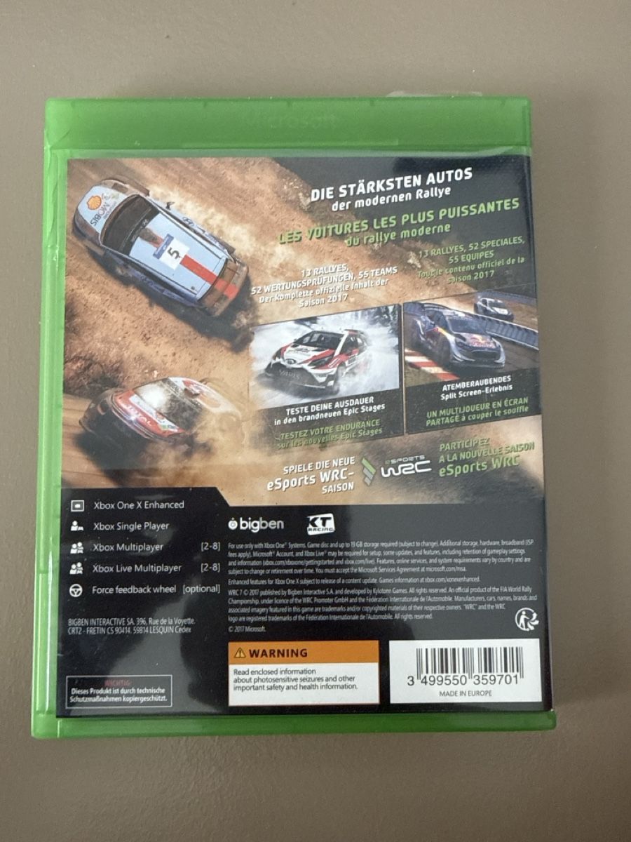 Giochi: WRC 7 Xbox one – Usato da Giubiasco venduto da MisterSkip 1
