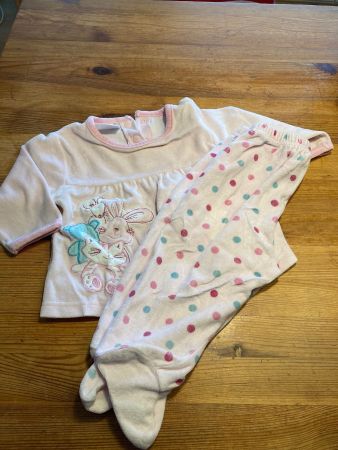 Gr74 ❄️⛄ Kuscheliges 2-teiliges Baby-Pyjama Set