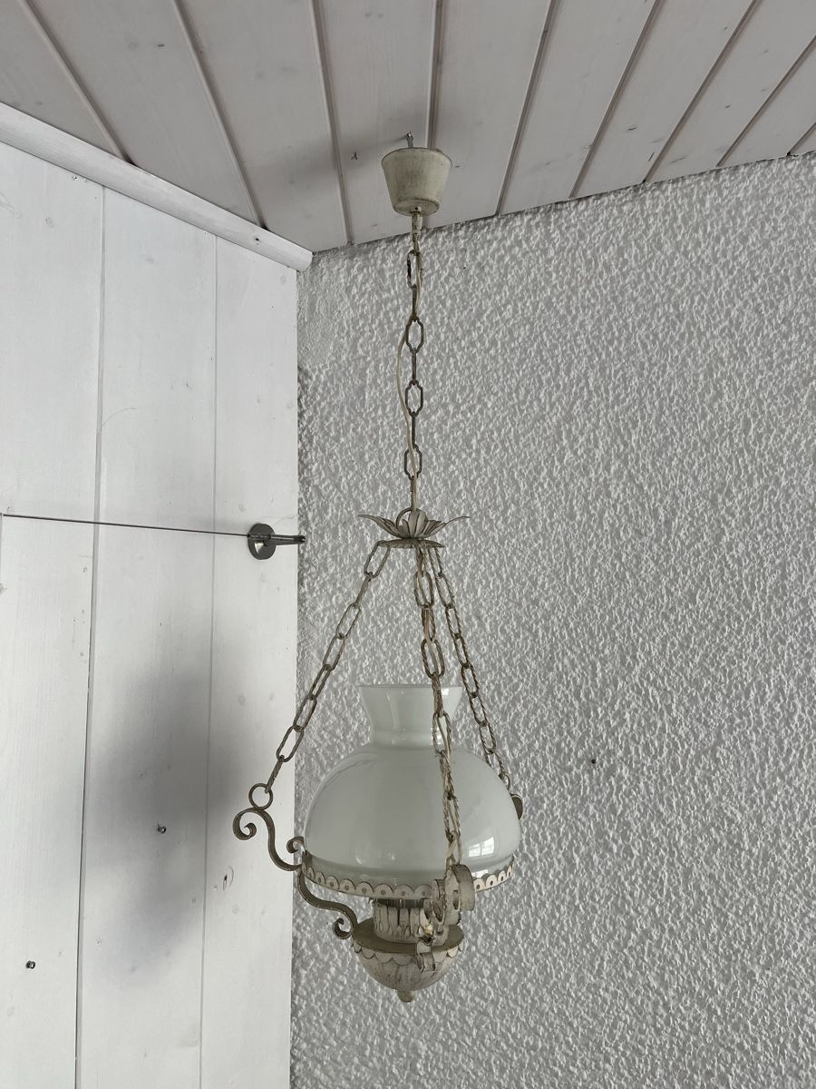 Lampadari & plafoniere: Shabby Chic Hängelampe / Metall und Glas – Usato da Wetzikon ZH venduto da seli03 1
