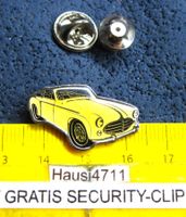 ALVIS SPORTCAR 1950 AUTO PIN GLASIERT MIT SECURITY-CLIP