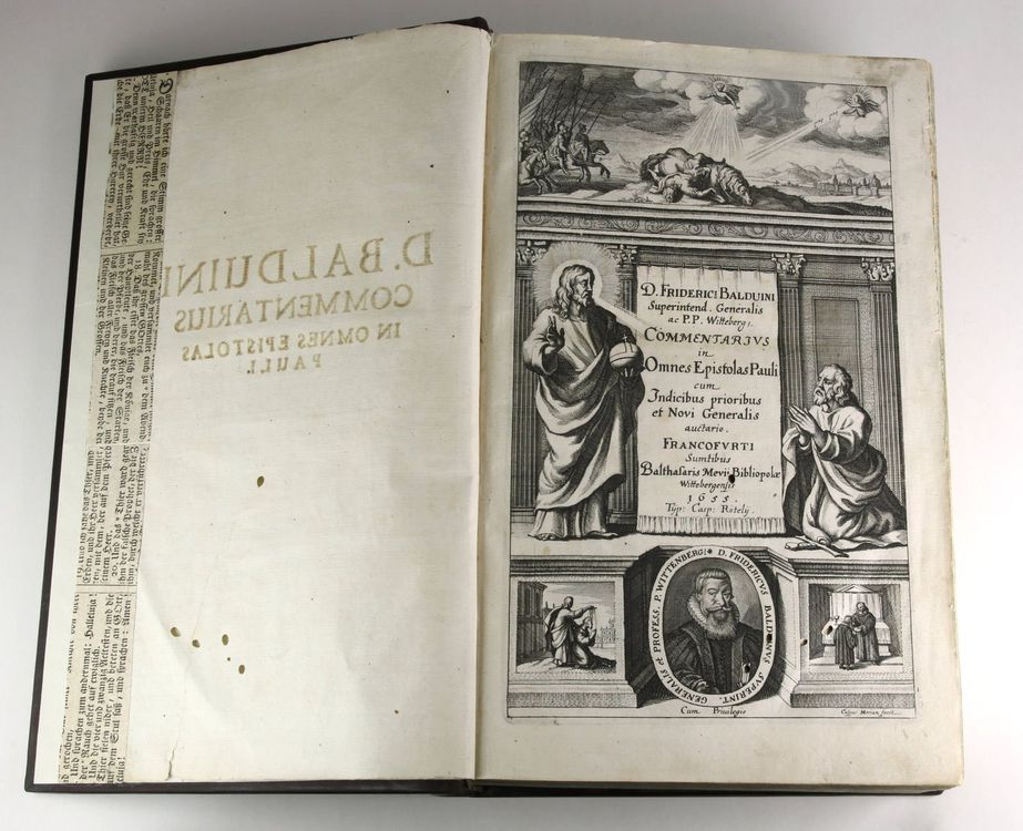 Friderici Balduini Commentarius, Druck von 1655, Frankfurt | Acheter ...