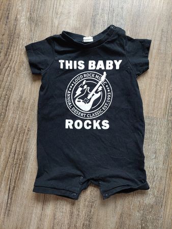 Kurzes Pyjama, Rock Gitarre, Grösse 62 H&M