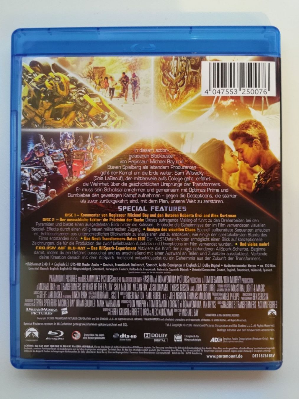 Tutti i DVDs: Transformers - Die Rache - Special Edition – Usato da Liestal venduto da Kratzilla 2