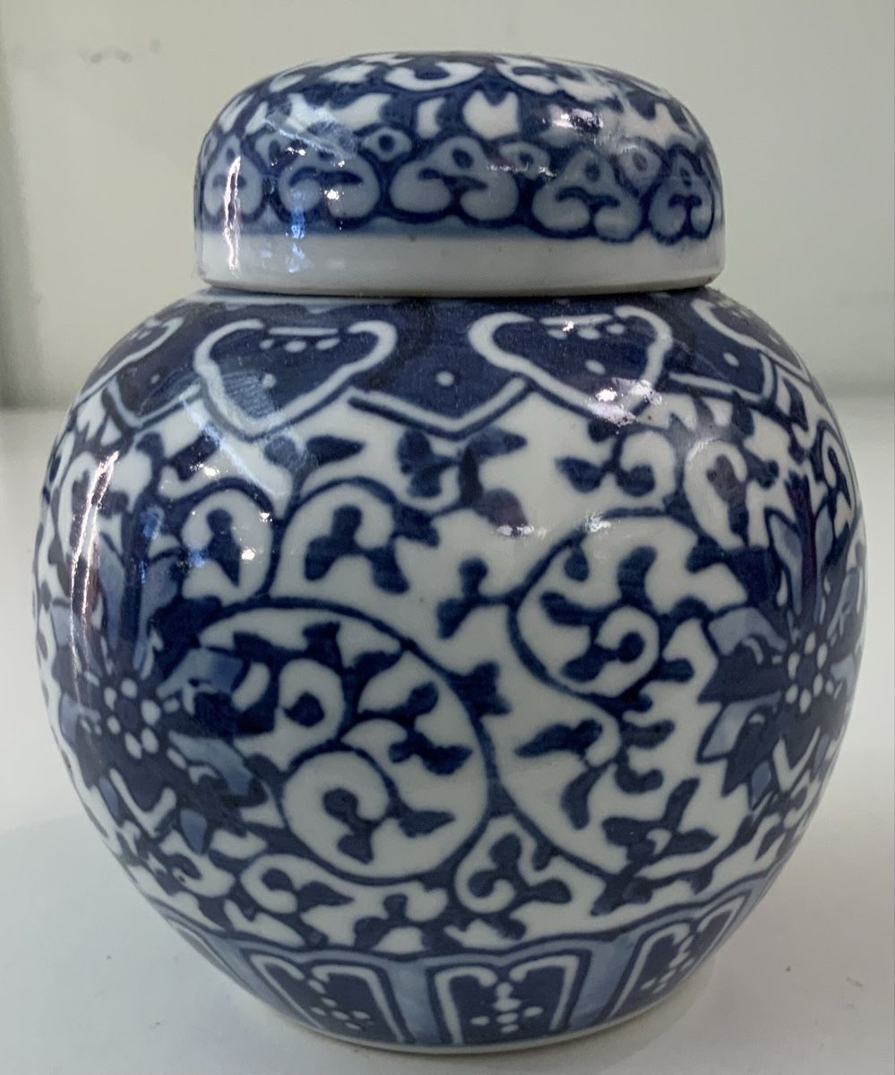 Toutes les décorations: Petit pot à gingembre bleu/blanc – D'occasion à rolle par Tontonjulot 1