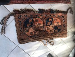 Teppich- Tasche um 1890-1920 antik