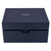 Uhrenbox Longines dunkelblau mit Kissen sehr guter Zustand!