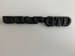 VW Golf GTI Emblem