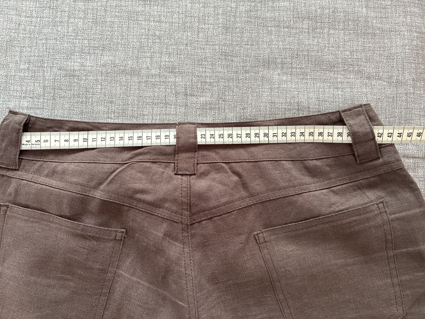 Pantaloni: 7/8 Leinenhose von Serafini Gr. 42 – Usato da Davos Platz venduto da nanigl 2