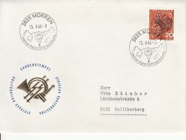 Sonderstempel MU.2 Mürren Ballonsportwoche 1966