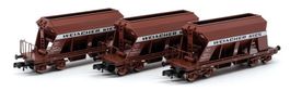 JC 66300-01 SBB 3-teil. Schüttgutwagen-Set "Weiacher Kies"