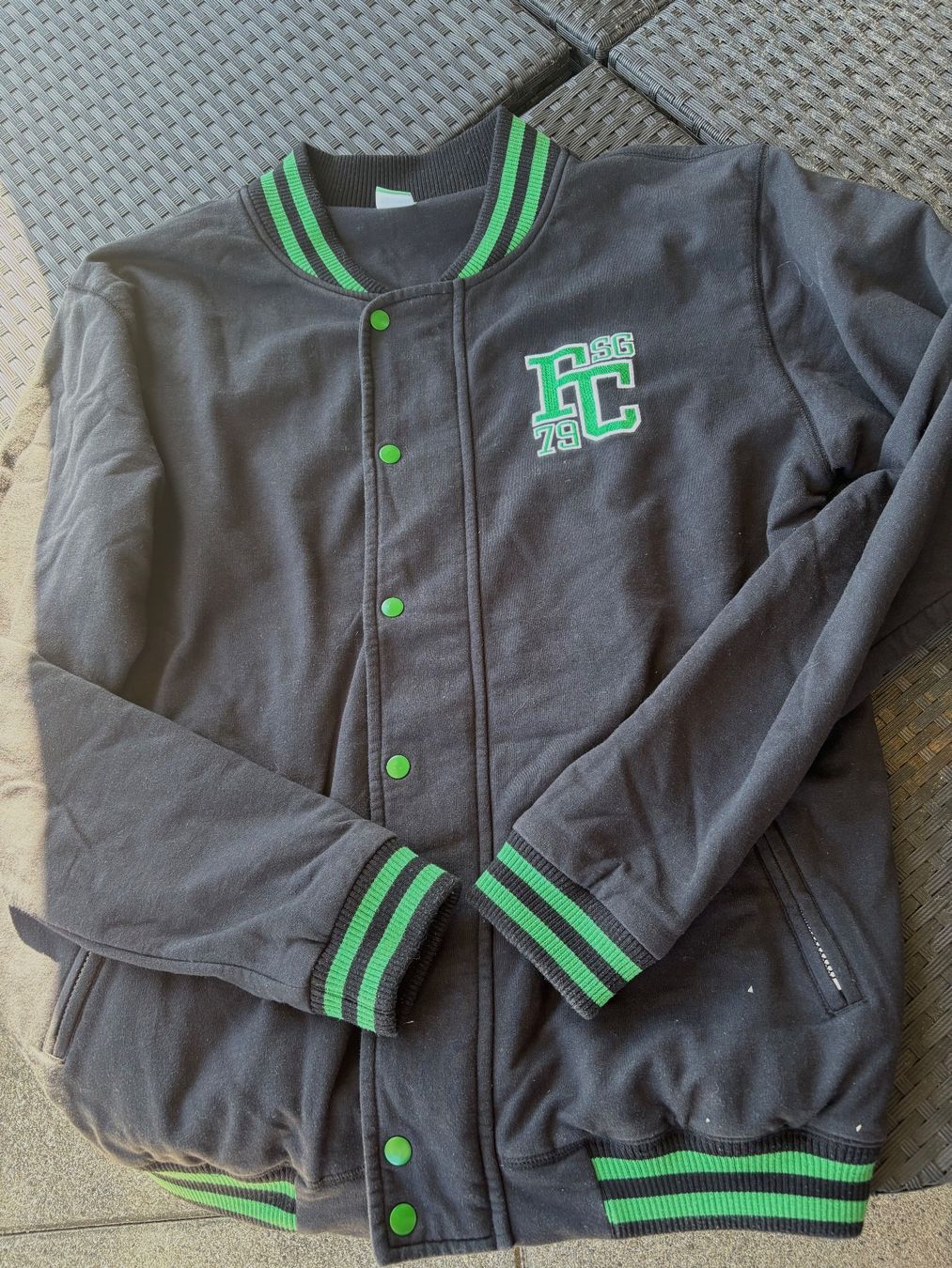 Jacken: FCSG Sweatjacke mit Futter XL- schwarz – Gebraucht aus Gossau SG von Dobby1974