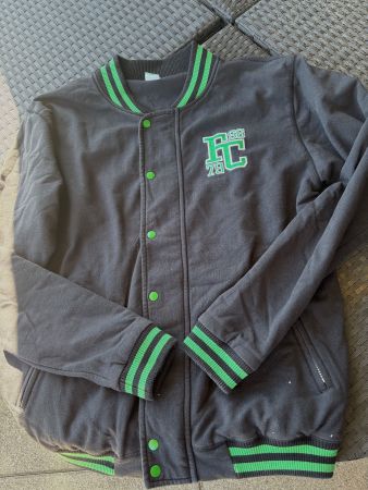 FCSG Sweatjacke mit Futter XL- schwarz