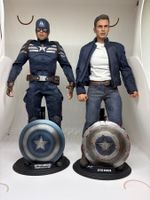 Hot Toys MMS243 Captain America & Steve Rogers 2-Pack