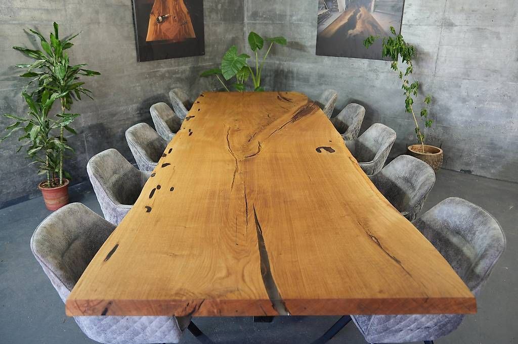 Tavoli: Wunderschöner Esstisch aus 1 Stück Eiche – Usato da Walchwil venduto da Swissdesign_Haag 2