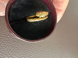 Schlangenring, Gold