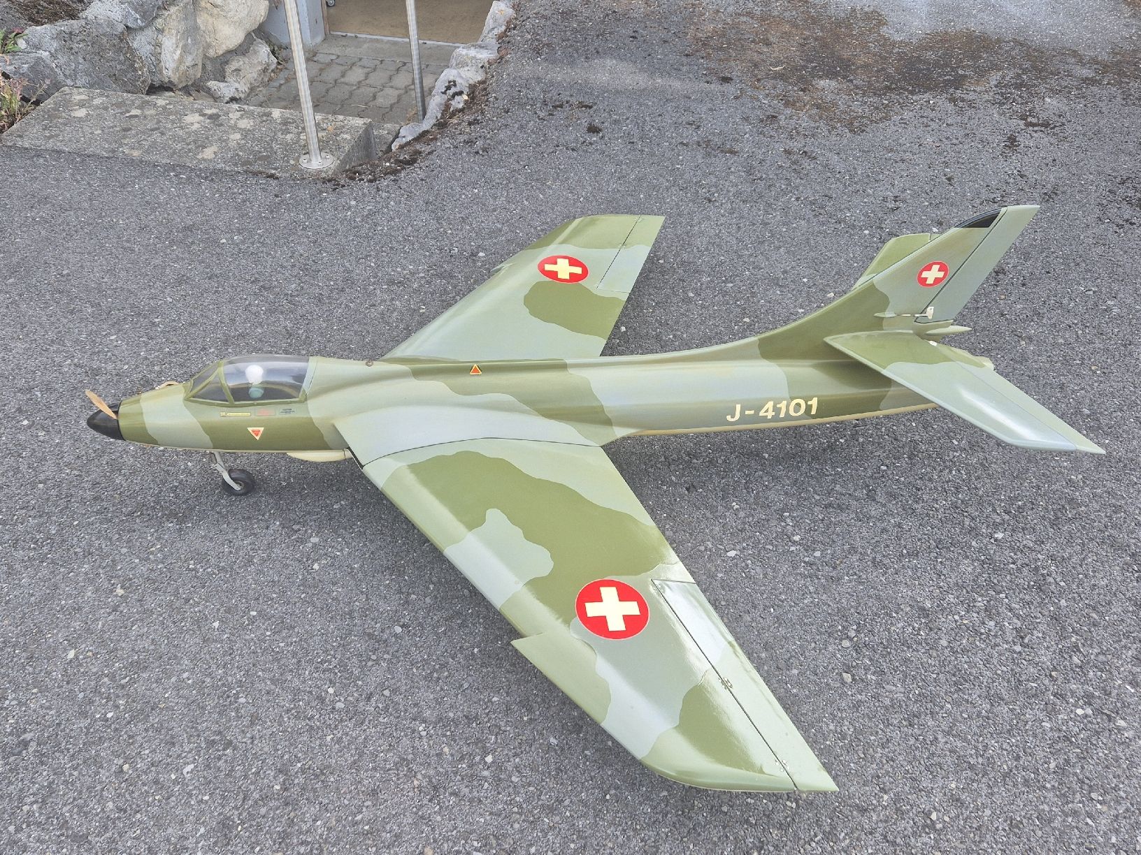Modellismo RC: Meier Hawker Hunter MK 58 – Usato da Wattenwil venduto da hps_z6w9 2