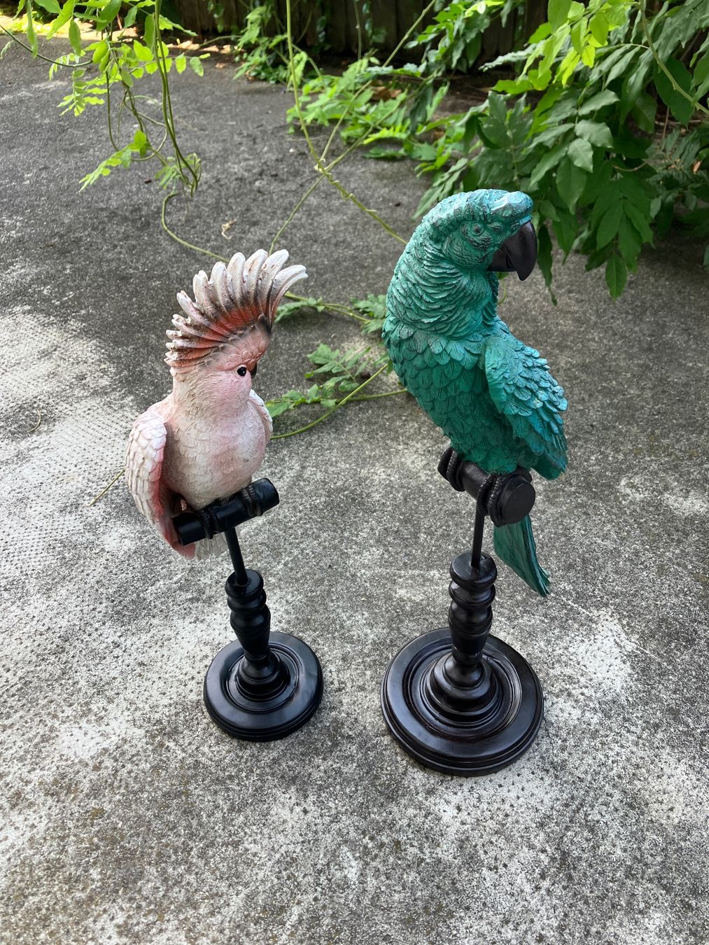 Maisons du monde Statuette: Deko Papageien auf Sockel 2er Set – Usato da Courlevon venduto da Jeorge 3