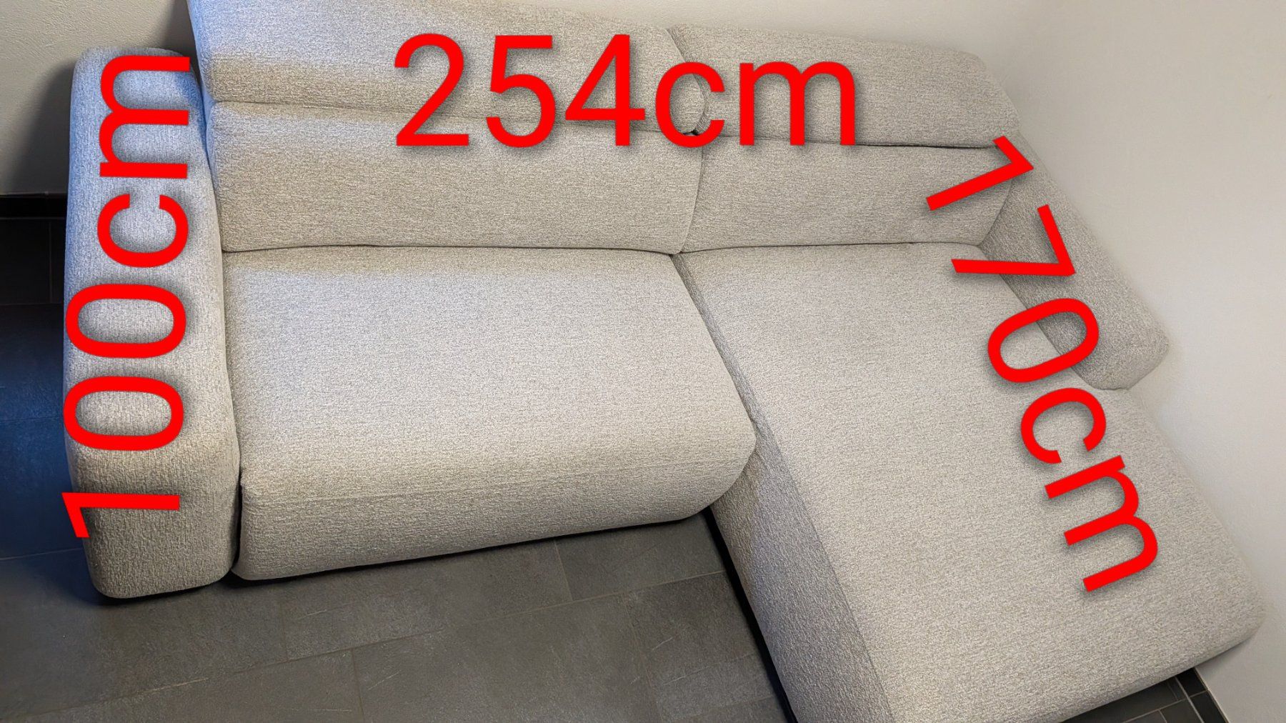 Pfister Divani: Eckgarnitur, Ecksofa mit Relax-Funktion – Usato da Fulenbach venduto da mandoseck 8