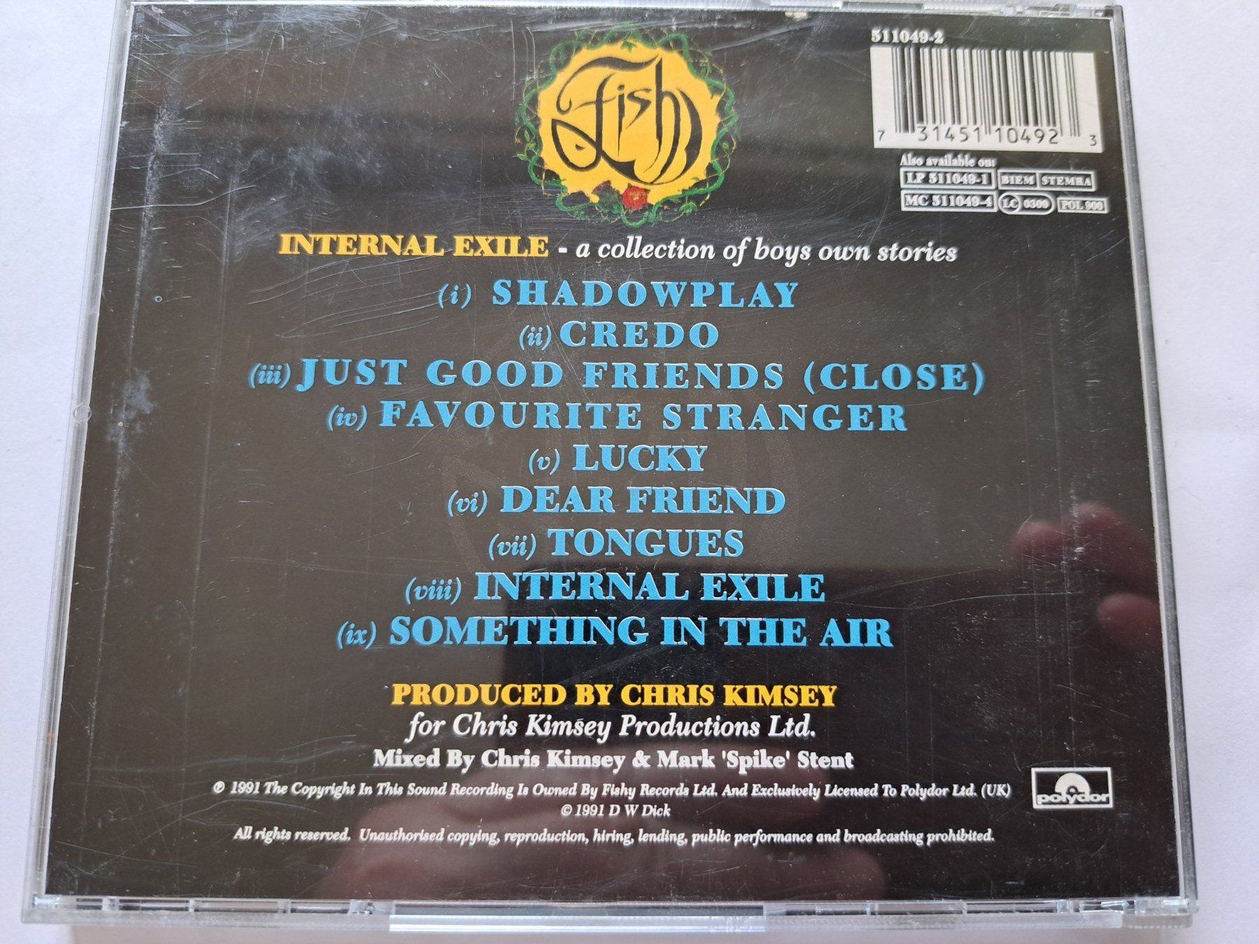 CD: Cd Fish - Internal exile ( Prog rock ) – Usato da Pully venduto da bro_n52j 1