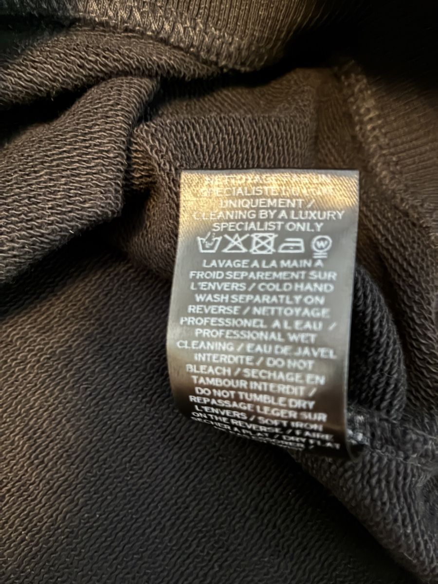 Balmain Maglioni & Felpe: Balmain Flocked Coin Crest Logo Sweatshirt Pulli Black – Usato da Münchenstein venduto da B771 9