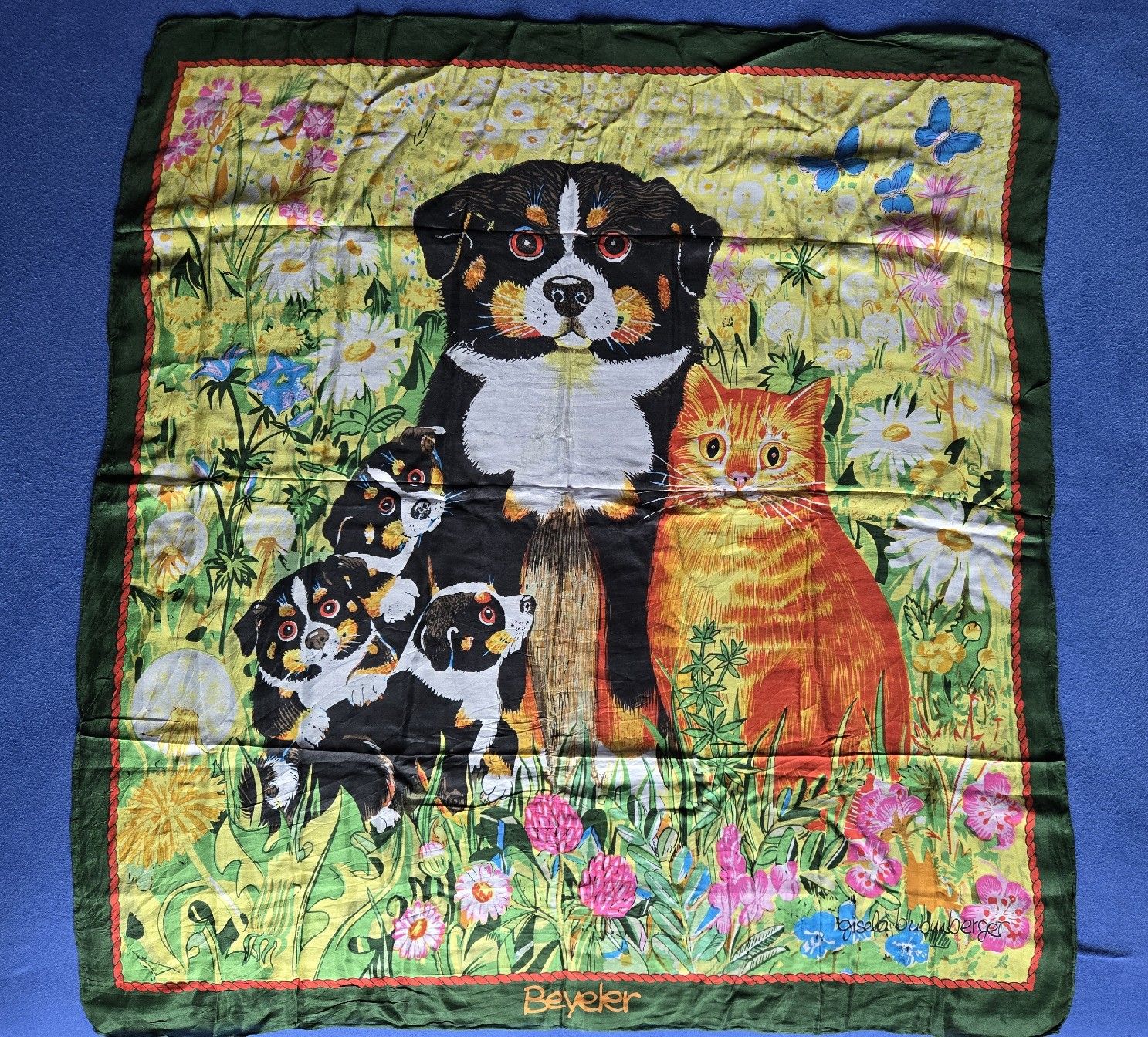 Foulards, Tücher & Schals: foulard en soie Beyeler – Gebraucht aus Montet (Broye) von CandiceD