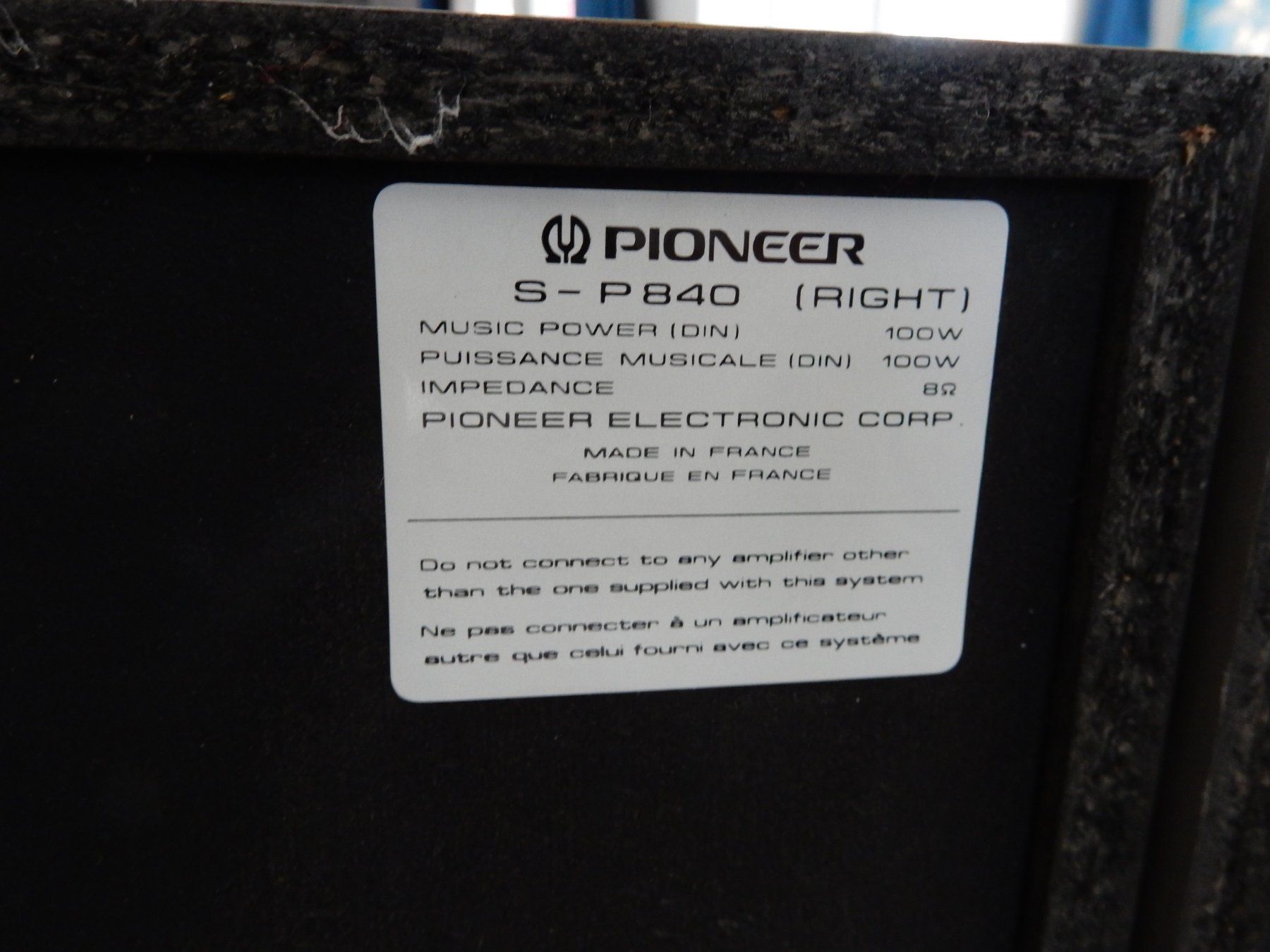 Pioneer Haut-parleurs: Pioneer Boxen – D'occasion à Balsthal par Subaru11 4
