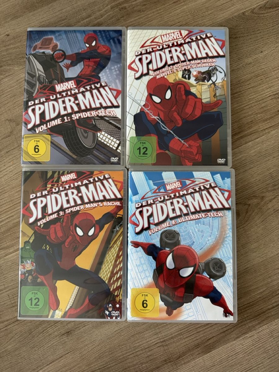 Tutti i DVDs: Der Ultimative Spiderman Vol. 1-4 DVD – Usato da Hagendorn venduto da masterchieff