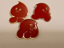 3 Pin Blutspende Maskottchen